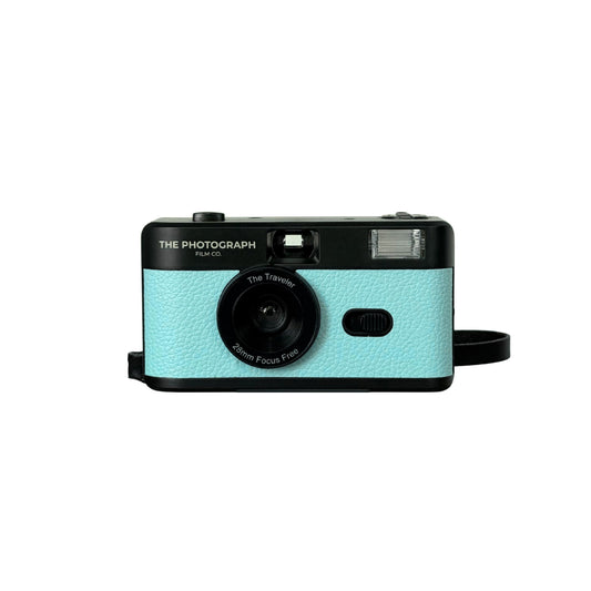 The Traveler in Blue reusable 35mm film camera - The Photograph Film Co.