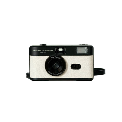 The Traveler in White reusable 35mm film camera - The Photograph Film Co.
